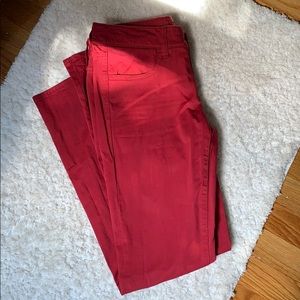 American Eagle Red Jeans
